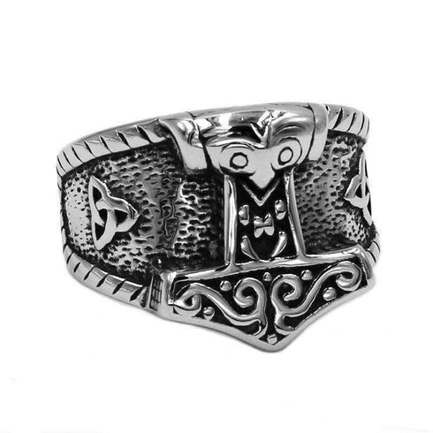 Bague Loup Motard (Acier)
